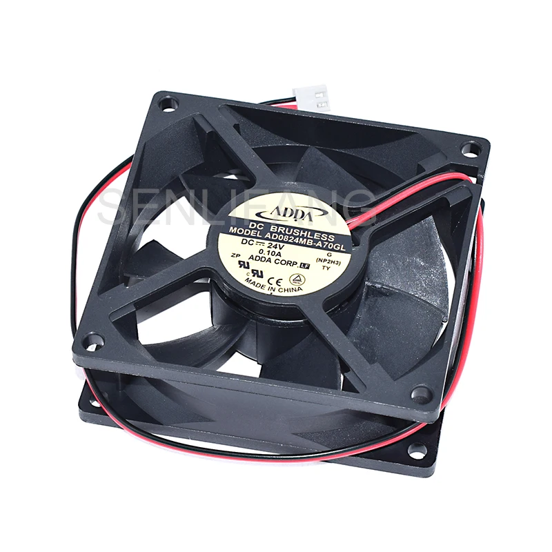 Вентилятор охлаждения для ADDA AD0824MB-A70GL, DC24V, 0,10a, 80*80*25 мм