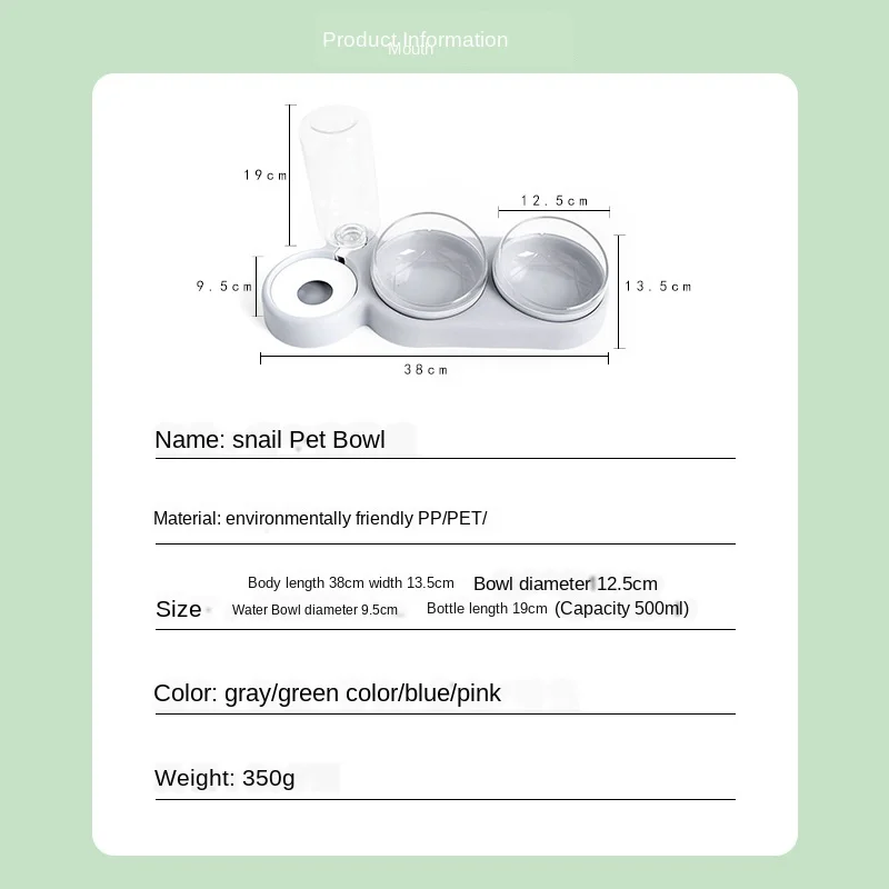 Новые Домашние питомцы собаки кошки с двумя чашами Еда воды фидерный Контейнер