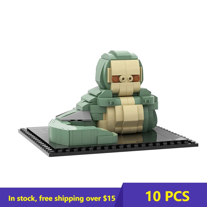 

Конструктор MOC Monster Brickheadz, Космический поединок, высокотехнологичная модель инопланетянина, игра-мозг, творческая игрушка «сделай сам» для ...