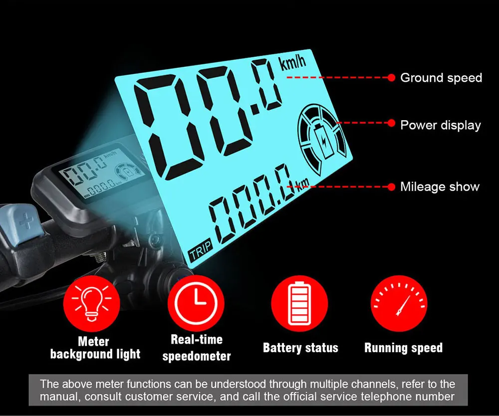 Складной алюминиевый электрический велосипед SAMEBIKE 20LVXD30 48V 10.4AH 350W бесщеточный