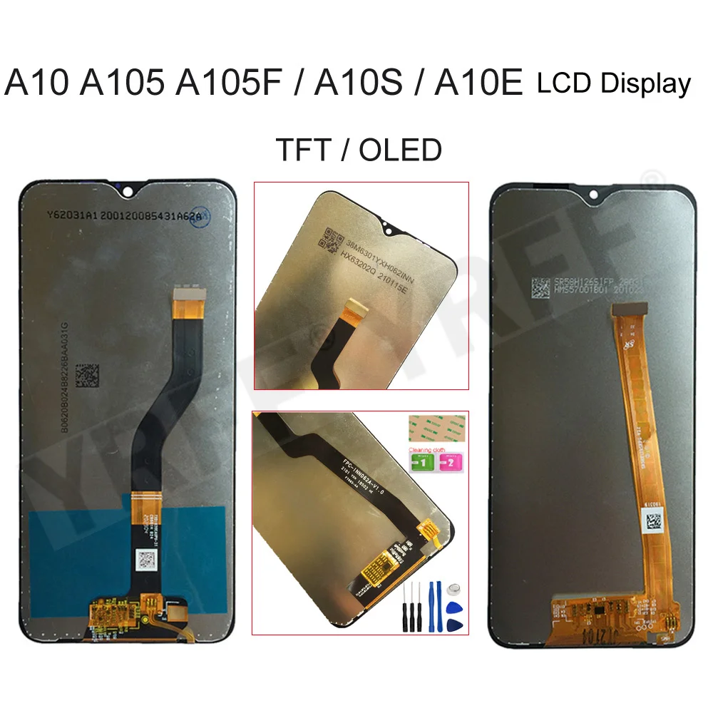 

For Samsung Galaxy A10S A10 A10E A105 A105F LCD Display With Touch Screen Digitizer Assembly Repair Parts OLED Good Quality