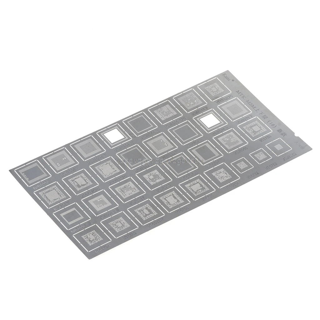 4 шт. Универсальный BGA трафарет для MTK MSM cpu ram PM power IC Reball Pin BGA прямого нагрева шаблон O30 19 Прямая поставка