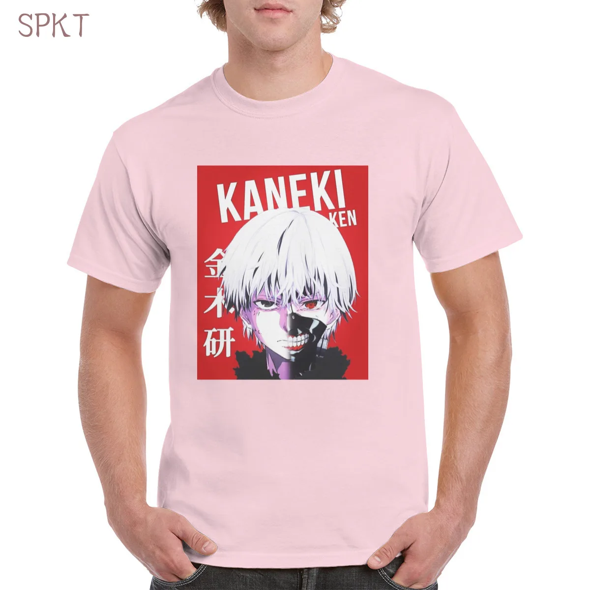 

Tokyo ghoul ken kaneki handsome 100%Cotton Tshirt Top Harajuku Aesthetic Tshirt Oversized clothes Female/Man
