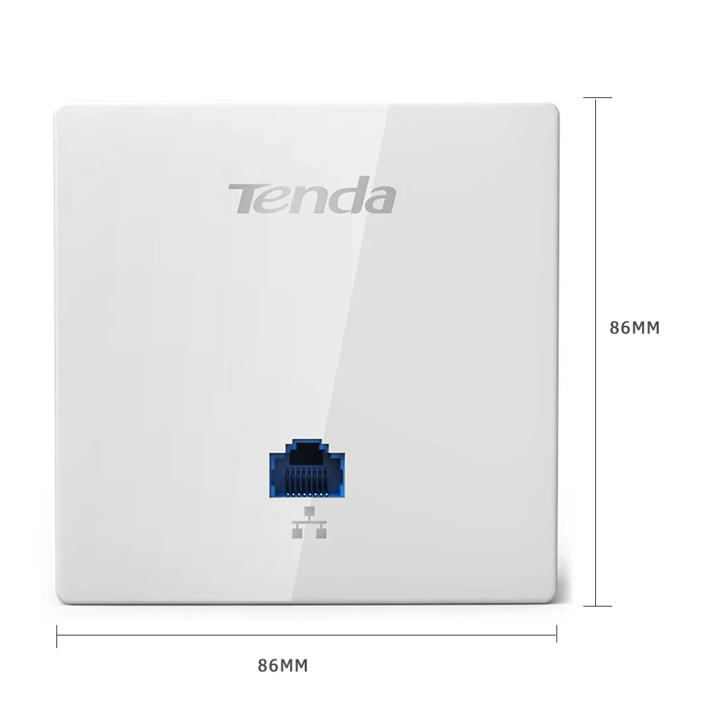 

Tenda W6-S Wireless AP PoE Powered 300Mbps 86 Type Panel In-Wall Wireless Access Point Satellite TV Receiver