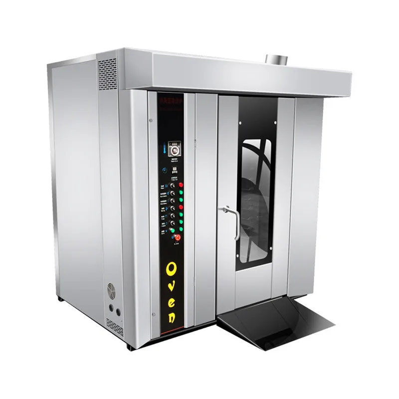 

16Trays Commercial Electric Gas Biscuit Pita Bakery Oven Industrial Rotary Diesel Cake Deck Pizza Bread Baking Oven for Sale
