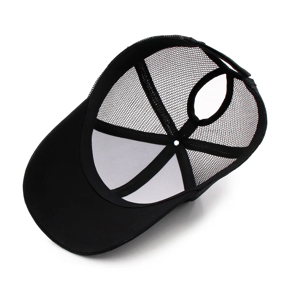 Регулируемая Мужская кепка s Повседневная простая сетчатая бейсболка Снэпбэк