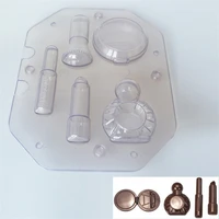 3d fashion cosmetic lipstick perfume chocolate mould candy cake jelly mold wedding decorating diy tool womens gift