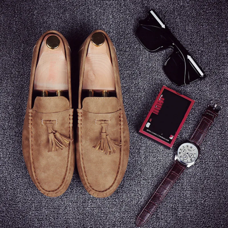 Summer Shoes Men Flats Slip On Male Loafers Driving Moccasins Homme Casual Fashion Dress Wedding Footwear | Обувь