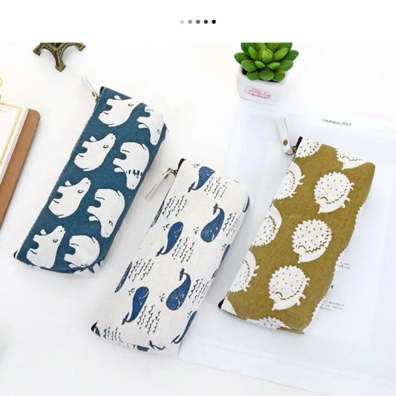 Милый чехол для карандашей учеников школьный девочек и мальчиков канцелярские