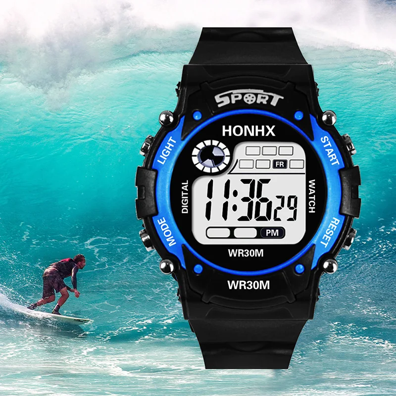 

New Men Wristwatches Top Luxury Silicone Strap Cool Luminous Digital Military Watch For Man Waterproof Led Watch Relojes Hombre