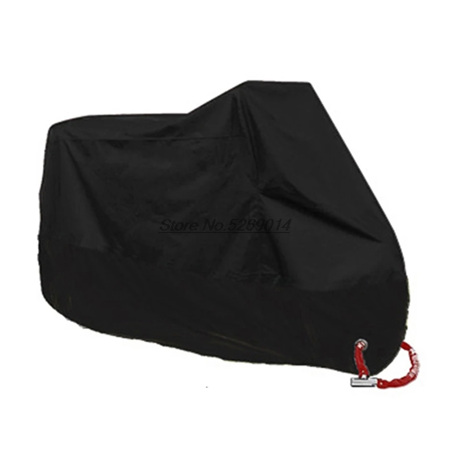 Black Крышка мотоцикла УФ анти водонепроницаемый для Housse Moto Yamaha крышка двигателя водонипроницаемый клад мотоцикла зимняя крышка Rossi Motogp Honda Cb - Цвет: Black