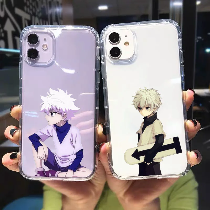 Прозрачный чехол GYKZ из японского аниме Hunter X hunter Для iPhone 11 Pro 12 13 XR XS MAX SE20 7 8 6Plus