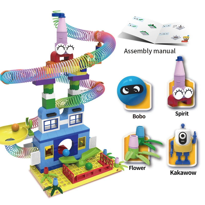 Строительные блоки Marble Racing Run Ball строительные опорная пластина сделай сам