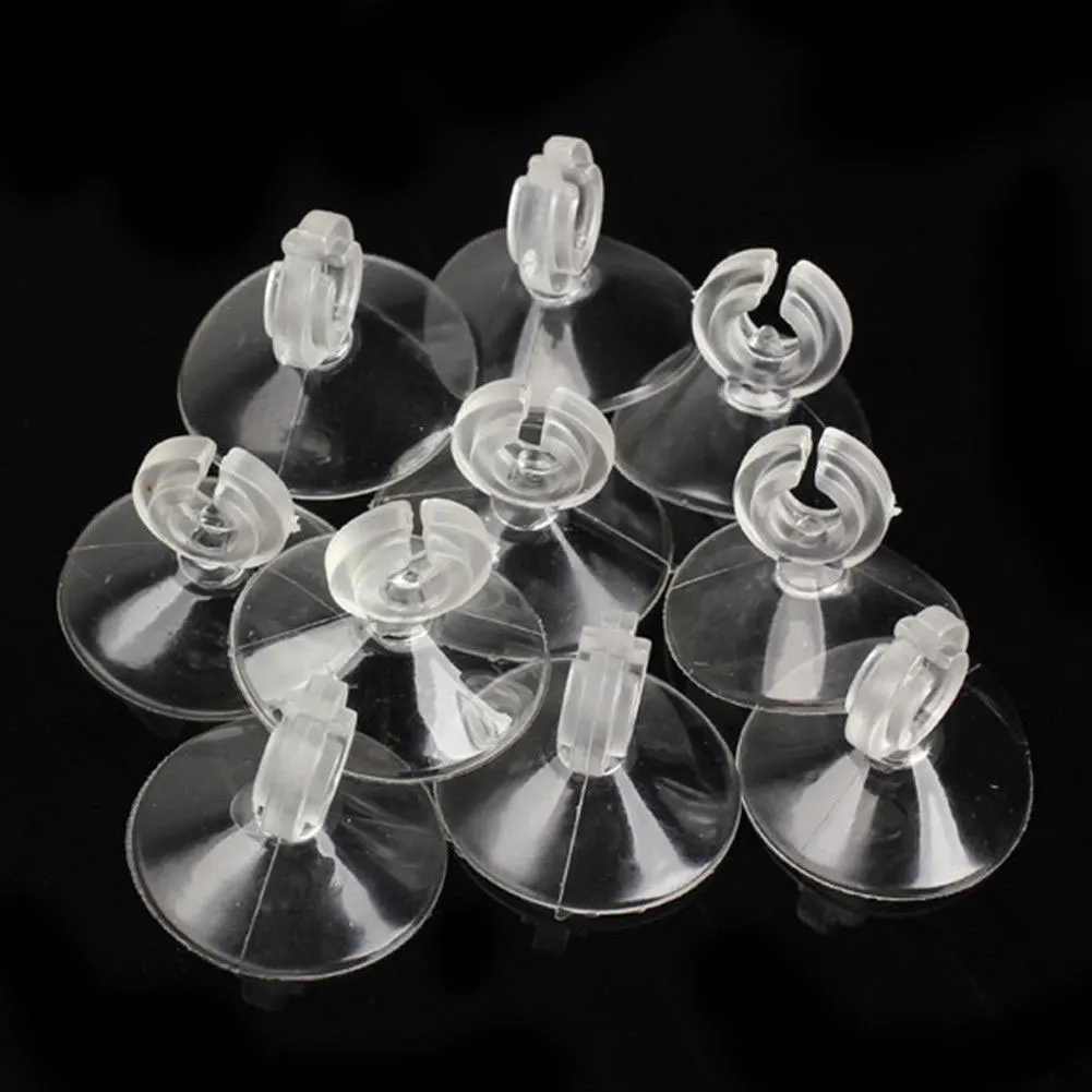 

10 pcs Plastic Aquarium Suction Cup Holder Fish Tank Sucker Sucker for Fish Tank Pump Airline Tube Holder Aquarium Accessories