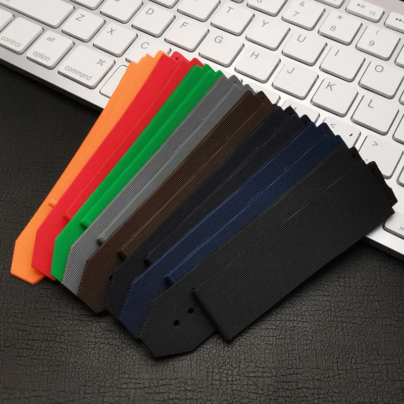 Ремешок силиконовый для наручных часов брендовый роскошный резиновый браслет