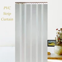 1 pcs kit pvc strip curtain warehouse door hanging rail matte windproof heat resistant pvc curtain outdoor for air conditioner
