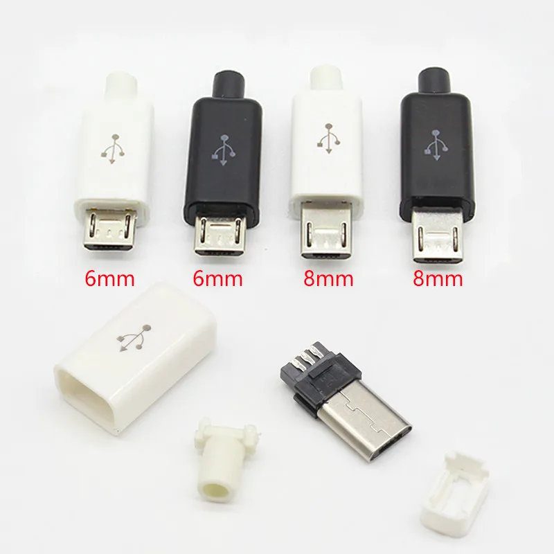 10 шт. микро USB 5PIN сварочный Тип штекерные соединители зарядное устройство 5P