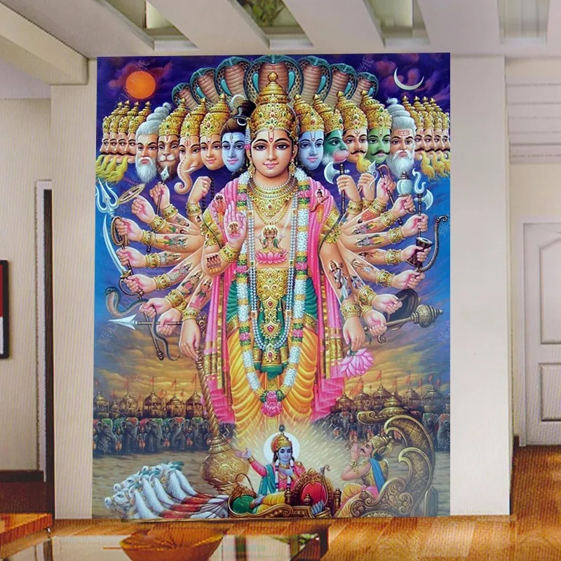 Большие обои для религиозной мифологии Настенные прихожей в Юго-Восточной Азии