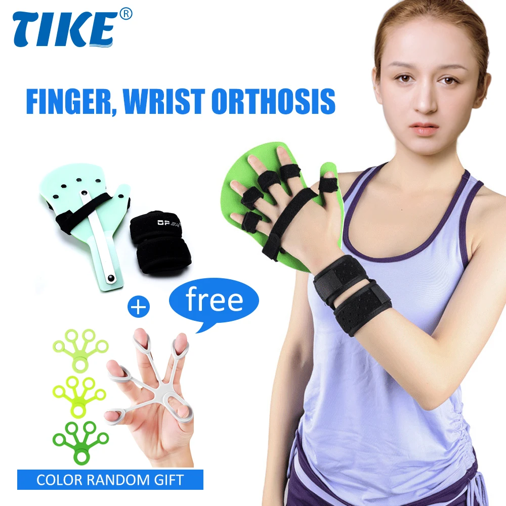 

TIKE Finger Orthotics Fingerboard Hand Training Board for Stroke Hemiplegia Finger Wrist Brace Training Rehabilitation Equipment