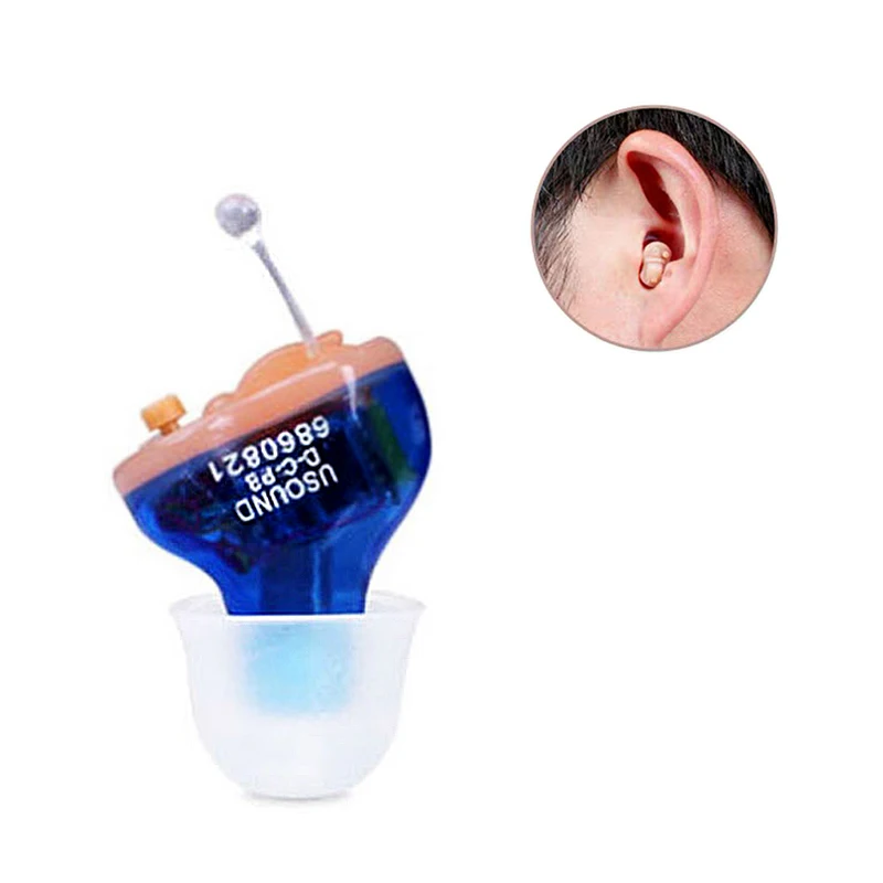 Left Ear 6 каналов мини в канале слуховой аппарат цифровой беспроводной слуховой аппарат усилители невидимые CIC слуховые аппараты для пожилых людей - Цвет: Left Ear