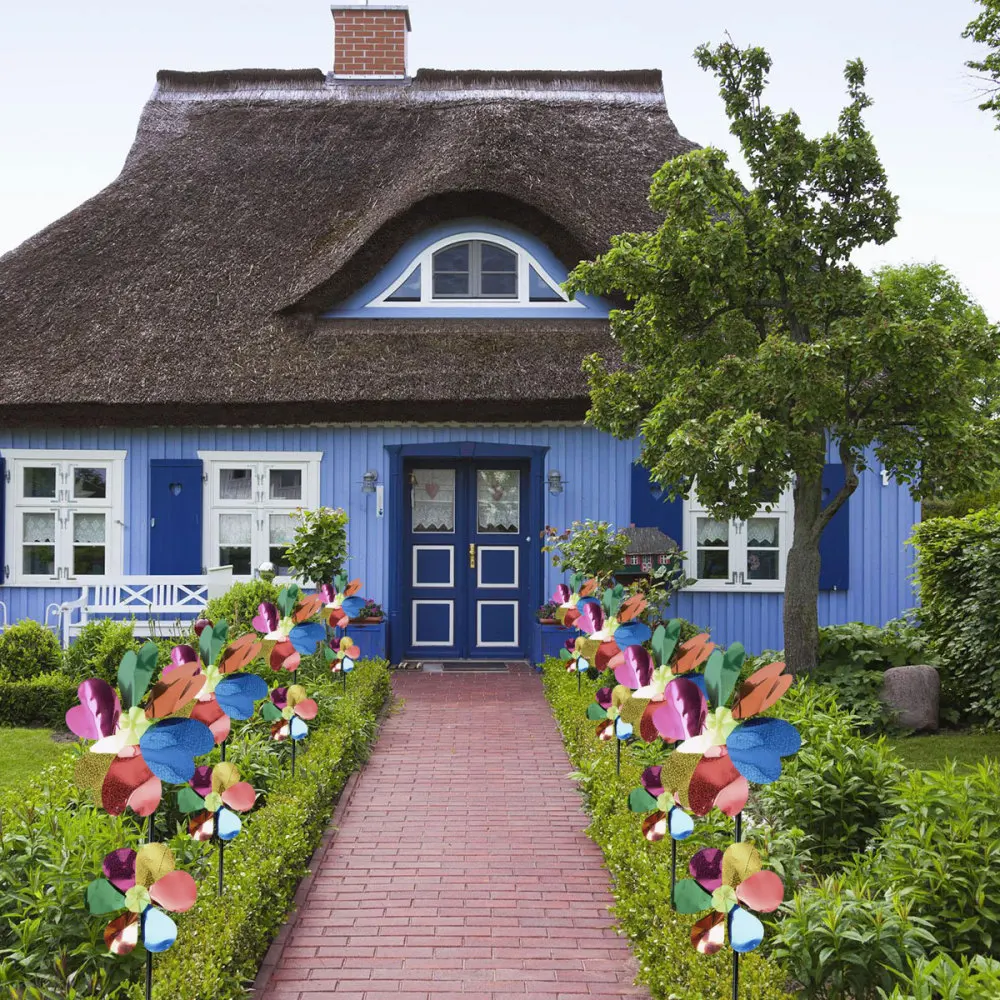 3 шт. в форме подсолнуха ветряная мельница детская игрушка цветной вертушка