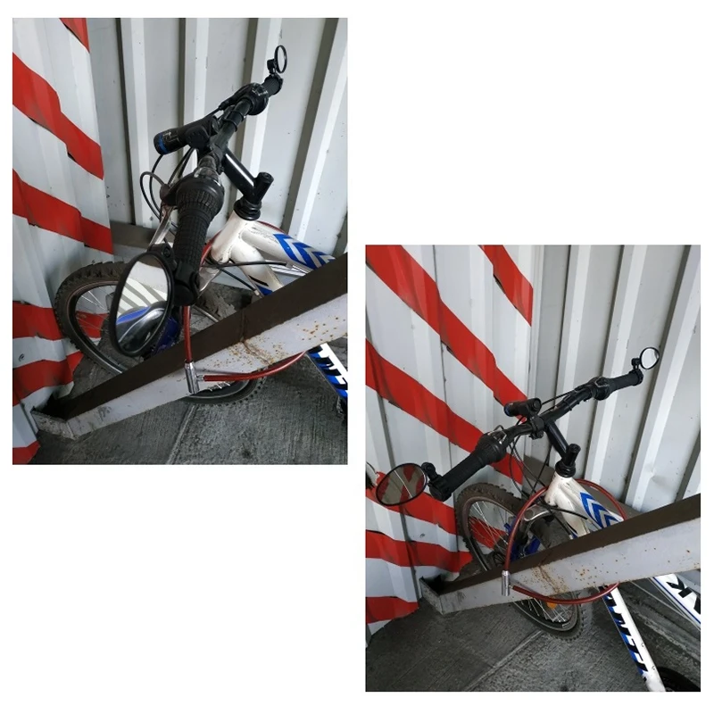 

2Pcs Bicycle Mirror Handlebar Rearview Mirror Wide Angle 360 Degree Rotate For Mountain Bike Cycling Accessories