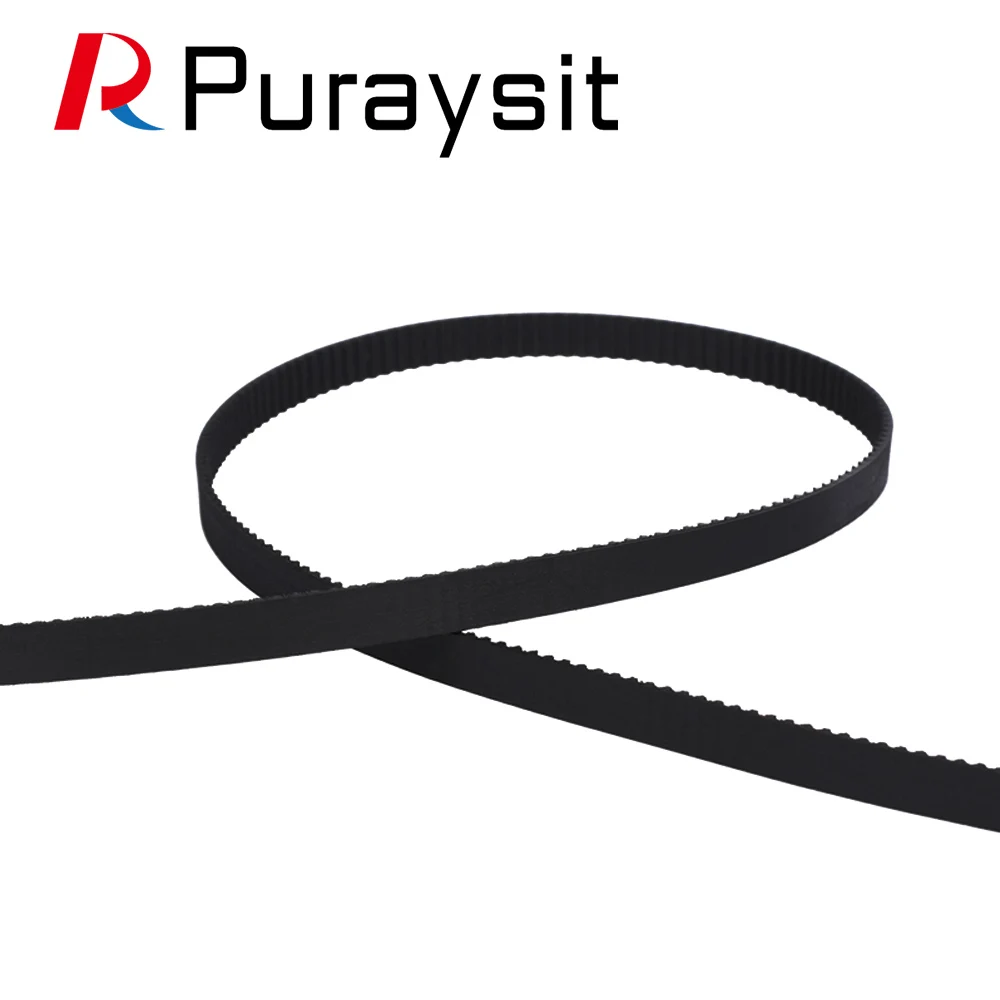 Puraysit 2GT открытый синхронный ремень ГРМ ширина 3/6/9/10/15 мм резиновый Samll Backlash GT2