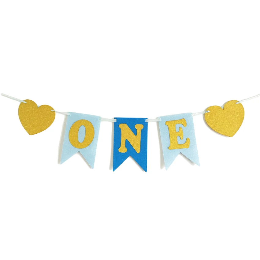 H-1 12 месяцы фоторамка баннер Baby 1st декорации с днем рождения Baby Shower 1st для маленьких мальчиков девочек мой первый год вечерние поставки - Цвет: H-1