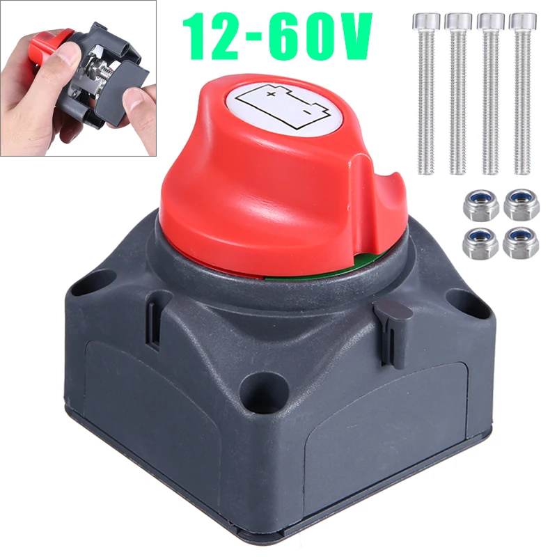 

Переключатель отключения аккумулятора 12-60 в, главные переключатели аккумуляторов, двойной системный изолятор, переключатели аккумуляторов ВКЛ/ВЫКЛ для автомобиля, лодки