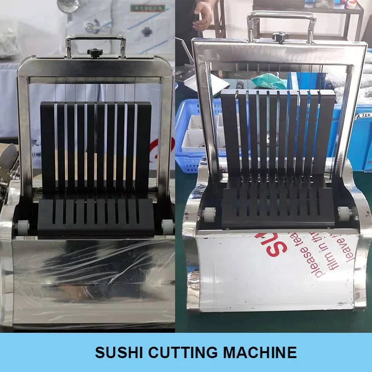 

Stainless steel sushi roll cutter manual sushi roll cutter cutting machine