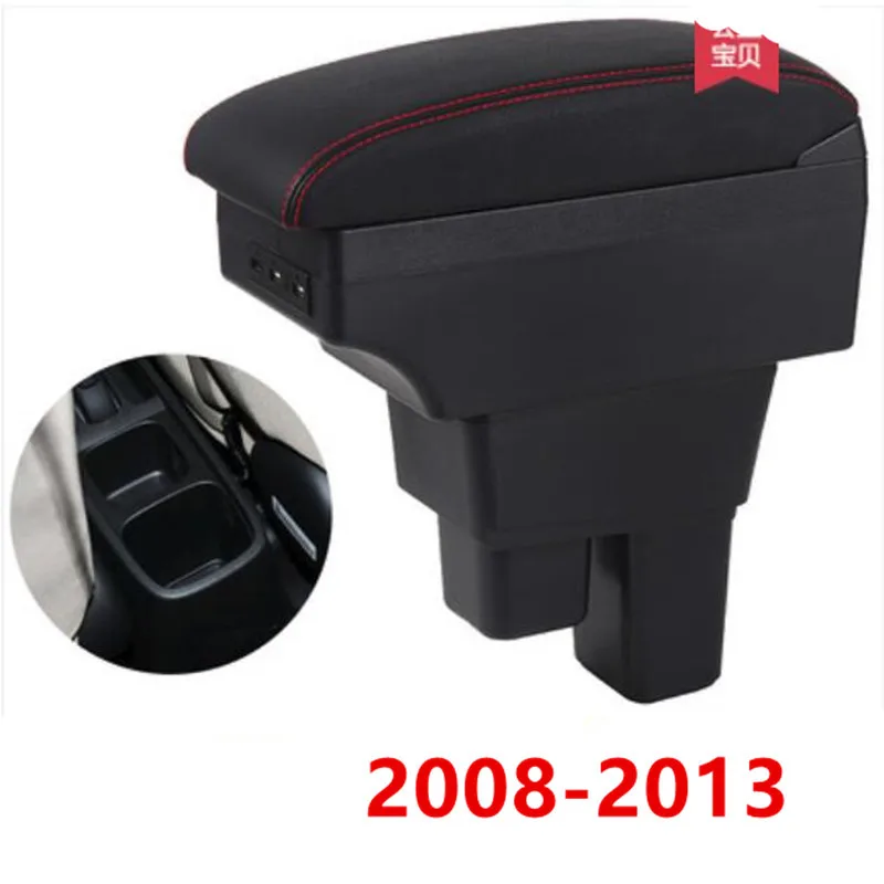 Подлокотник центральной консоли для Honda Fit Jazz 2008-2013 подлокотник хранения 2009 2010 2011