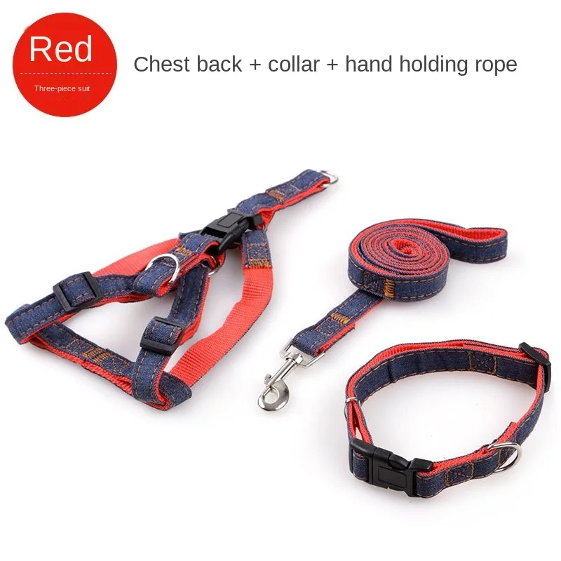 

Dog leash dog collar, chest strap, dog harness, dog accessories, large medium and small dogs dog supplies Loss-off sales