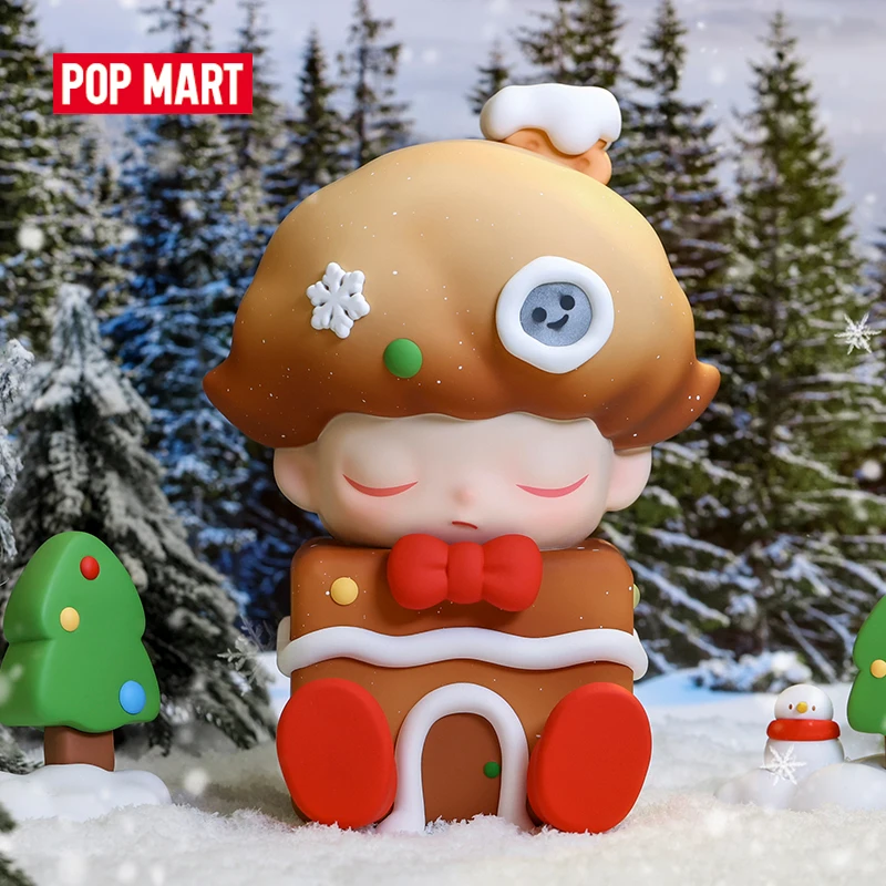 

POP MART DIMOO Christmas Box Scene Set Doll Binary Action Toys Figure Birthday Gift Kid Toy ET Toy Toy