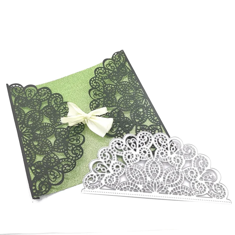 

Julyarts Flower Lace Frame Dies For Cardmaking Crafting For DIY Scrapbooking Album Decorative Paper Cards Craft Engraving Die