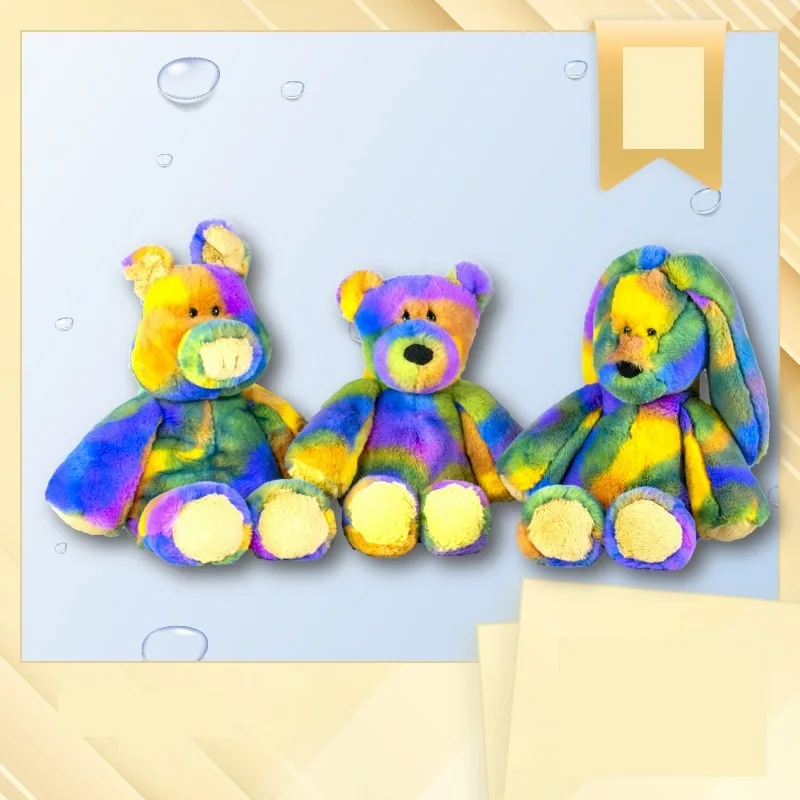 

Kawaii Единорог кукла Радуга Медведь Мягкий подарок для детей Красочные плюши игрушка кролик аниме свинья