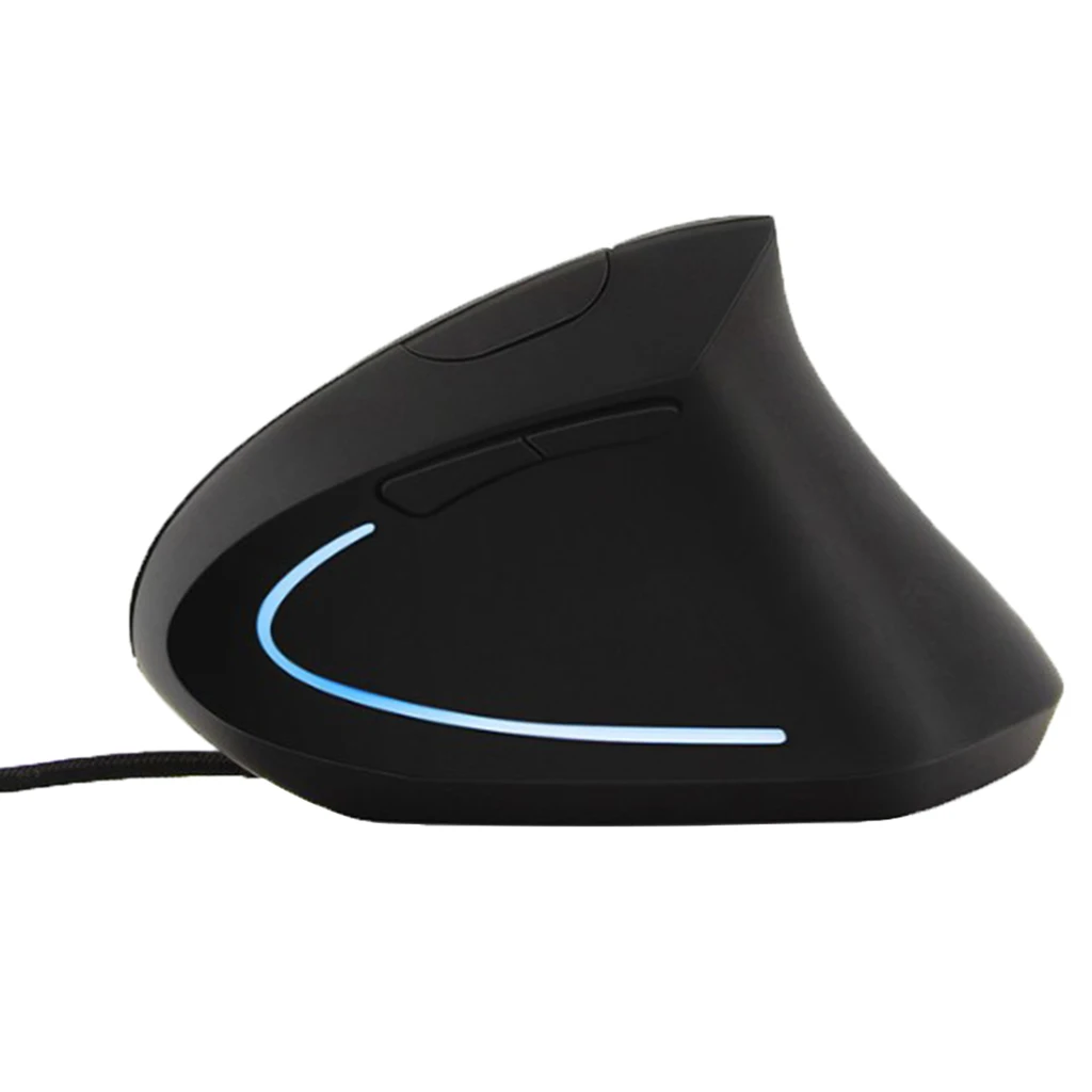 Эргономичная мышь оптическая Вертикальная 5 кнопок 1000DPI проводная 2 4G