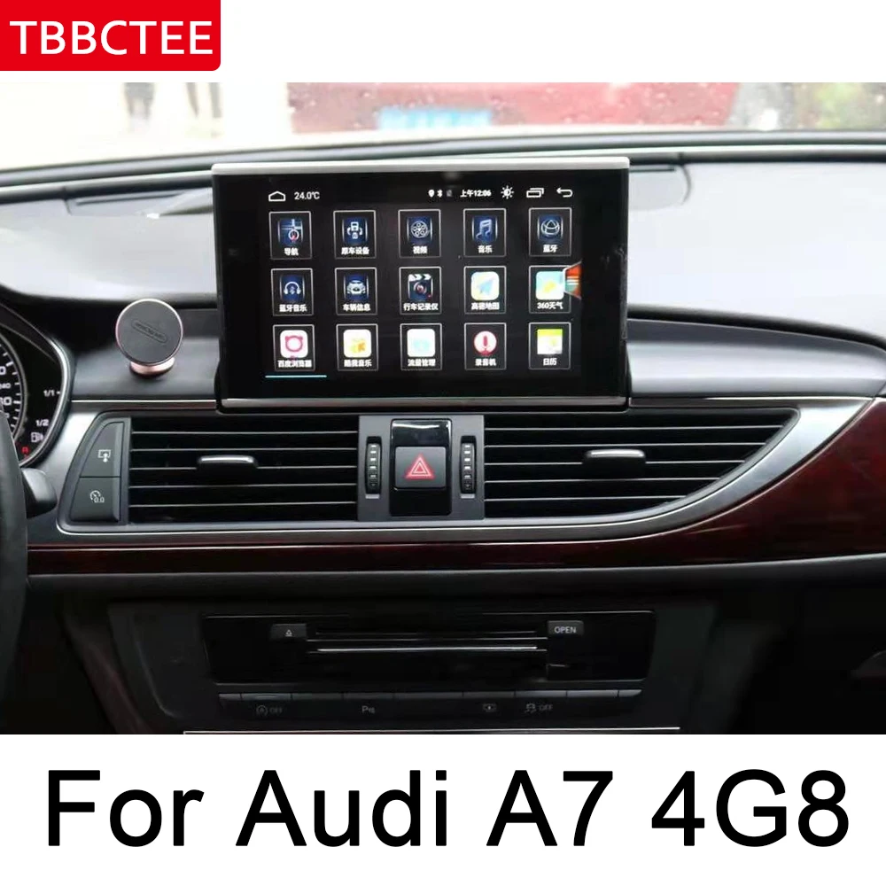 

For Audi A7 S7 4G8 2016~2017 MMI Andrid Car Multimedia Player radio gps Navi Map WiFi original style Bletooth wifi system BT