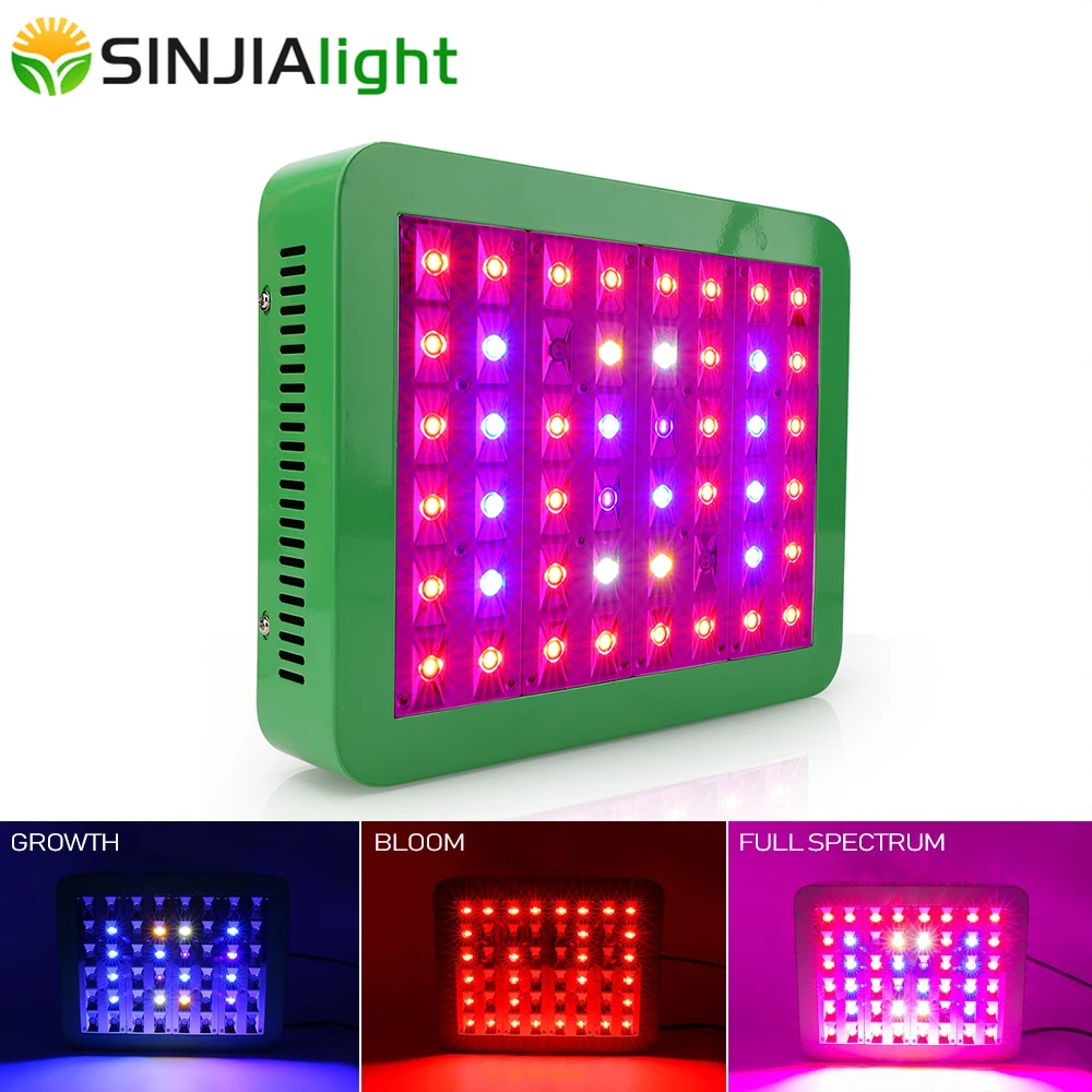 300W LED Grow Light Full Spectrum Growth Bloom Plant Lamp Reflector Cup Lighting for Flowers Vegs Greenhouse Tent Hydroponic