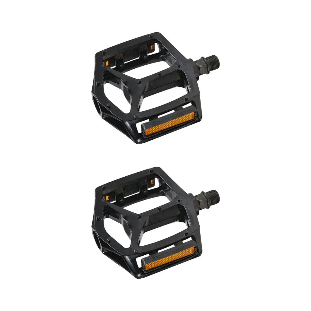 

2pcs Mountain Bike Mountain Bike Bicycle Aluminum Alloy Bicycle Pedal Footrest Foot B249 Black