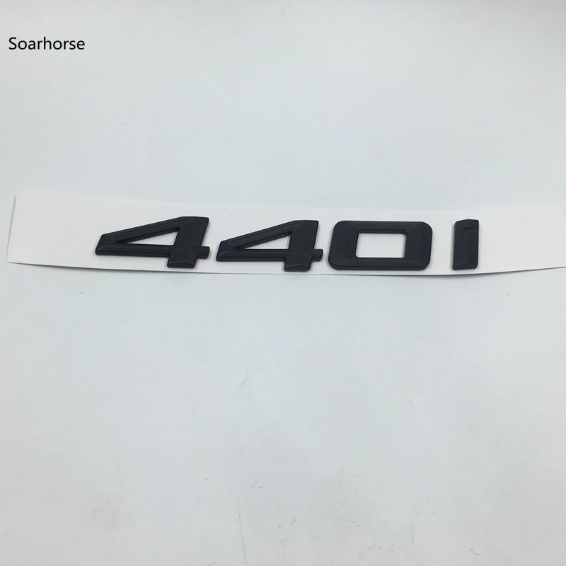 Soarhorse Черный ABS 420i 428i 430i 440i 435i 450i 480i буквы значок наклейка для BMW 4 серии F32 F33