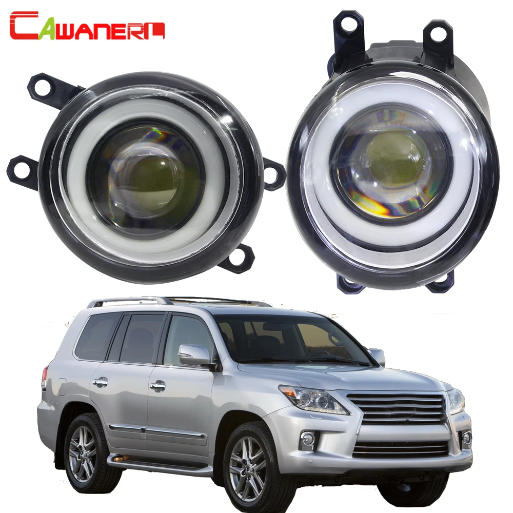 Cawanerl для Lexus LX570 2008 2009 2010 2011 автомобиля 30 Вт Светодиодный туман светильник Ангел