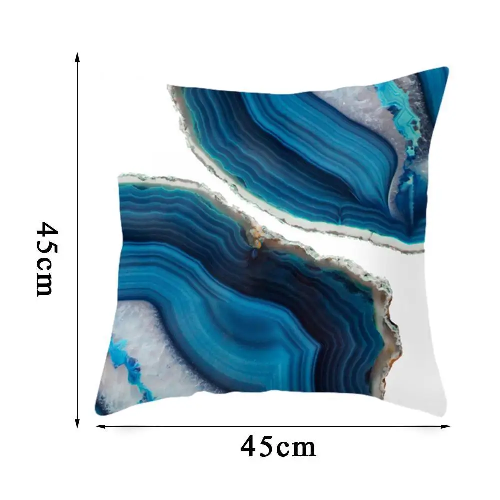 

Modern Minimalist Style Geometric Sofa Decoration Pillowcase Pillowcase Home Decoration Peach Material Skin 45*45cm S3B5