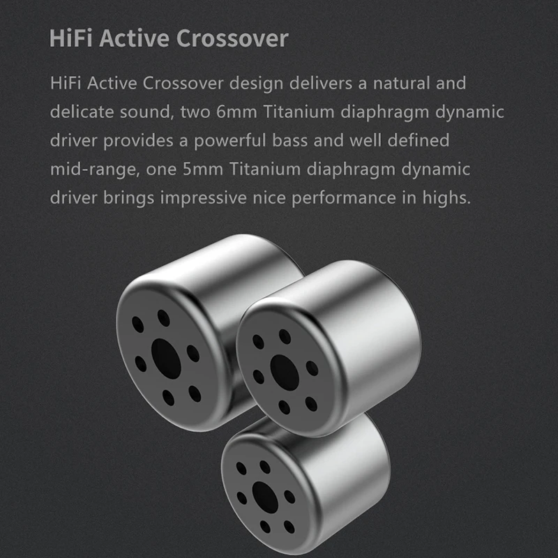 Внутриканальные наушники DUNU DM380 с тройной титановой диафрагмой Hi-Fi активный