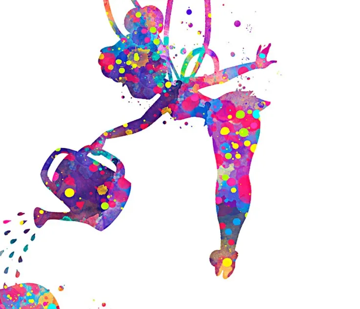 Стоматологическое Искусство Зуб Фея холст картина цвет воды настенный