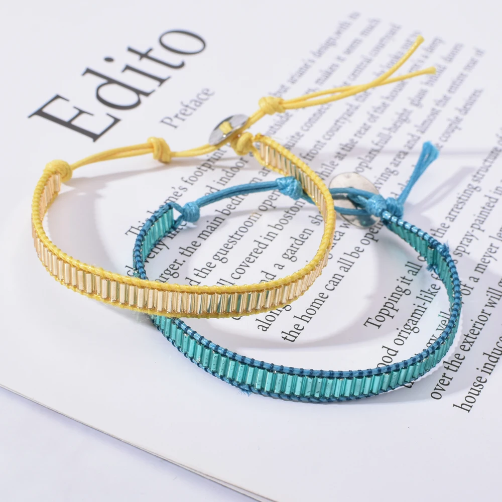 SLZBCY 2019 Новый Модный женский 1 ряд хрустальные Браслеты Ручной Работы