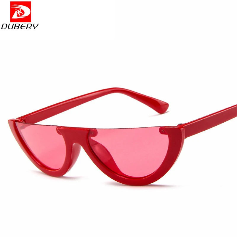 Dubery роскошный бренд 2019 полуоправы кошачий глаз солнцезащитные очки для женщин