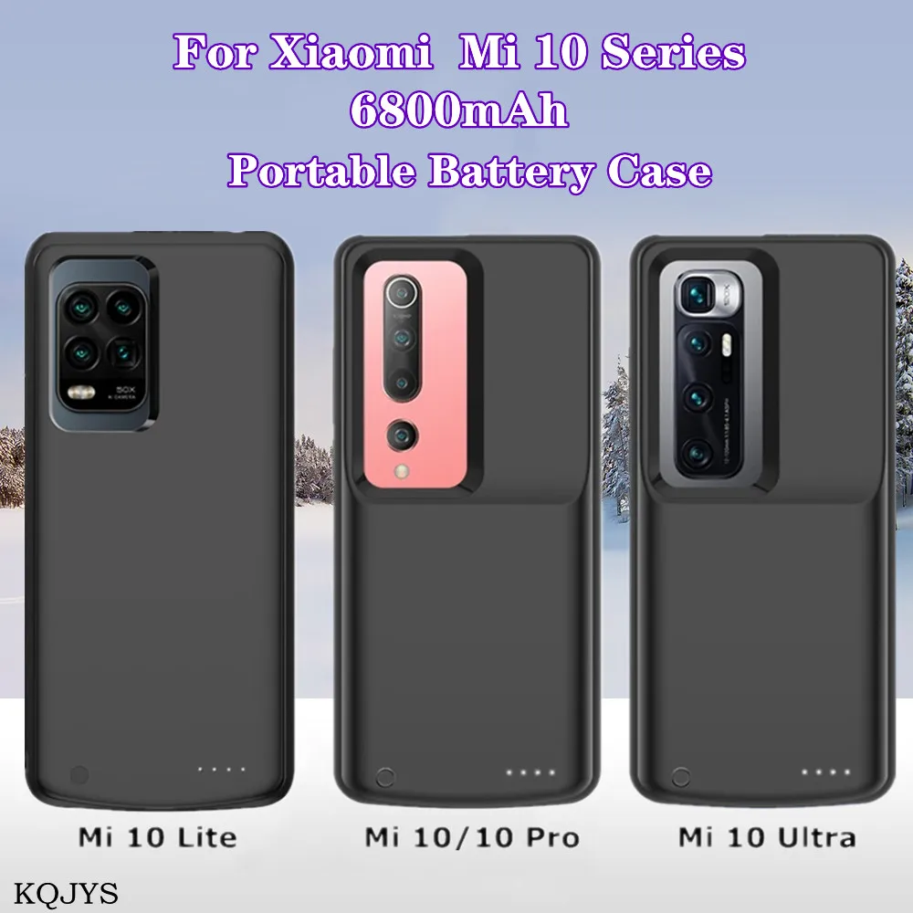 

Чехол-аккумулятор на 6800 мА · ч для Xiaomi Mi 10 Lite 10 10 Pro