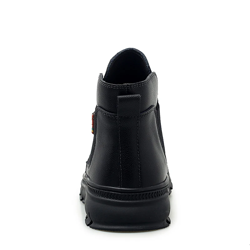 Мужские Ботильоны из натуральной кожи уличные мотоциклетные ботинки челси