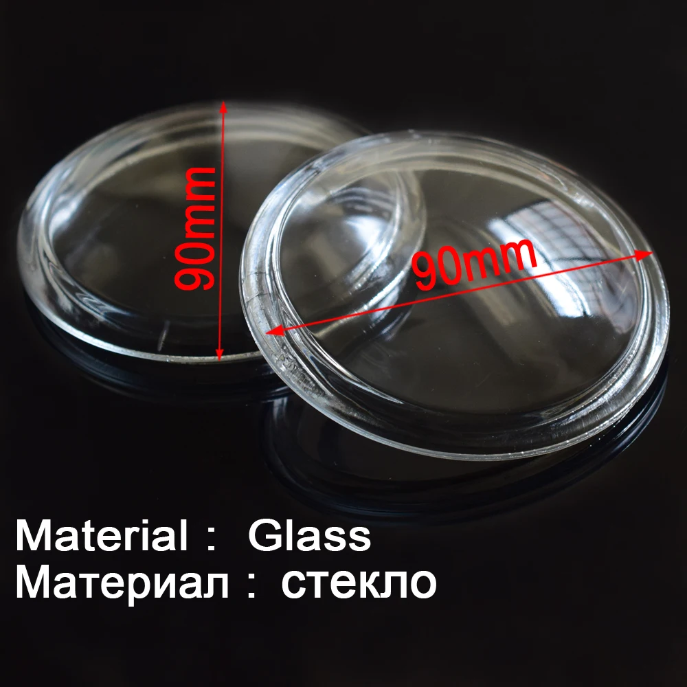 Противотуманные фары с круглым диаметром 90 мм 2 шт. стеклянная крышка для Renault Duster