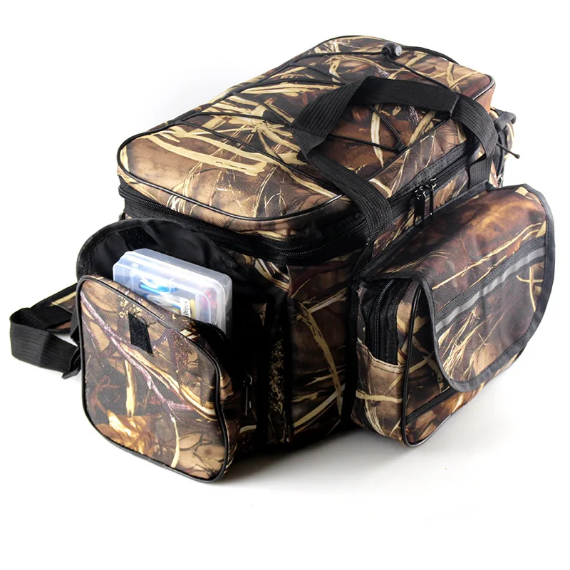 

Large-capacity Fish Bag Waterproof Multi-function Fishing Lure Waist Bag Outdoor Backpack Carp Fishing Tackle Storage Bag -40